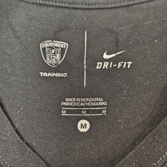 Nike Black Steelers Dri-FIT Shirt Men's Medium - Picture 6 of 8